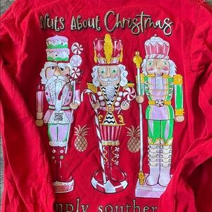Simply Southern Festive Red Nutcracker Tee